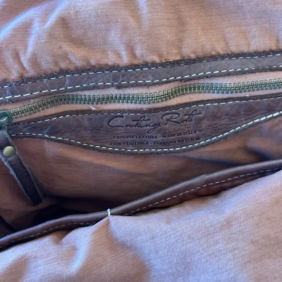 Constanza Rota Brown Leather Tote Bag - Picture 4 of 5